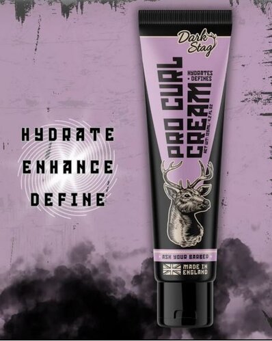 Dark Stag Pro Curl Cream (125ml) – Lockencreme für Definition & natürliche Sprungkraft
