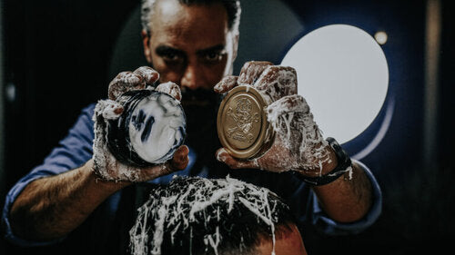 Barbertime Spider Pomade (150ml) – Flexibler Halt & Kokosnuss Duft