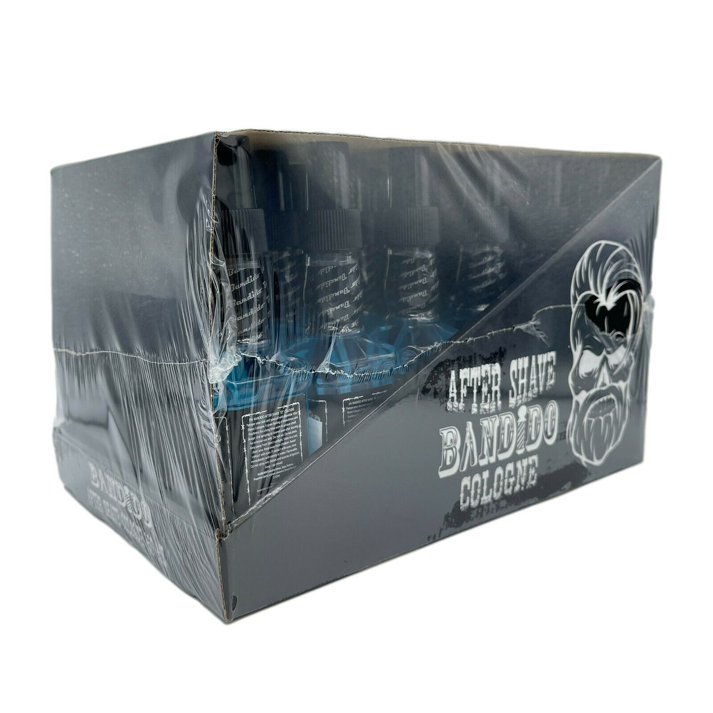24 x Bandido Aftershave Cologne (Waterfall / Berlin 150ml) mit Stand Verpackung für Friseure