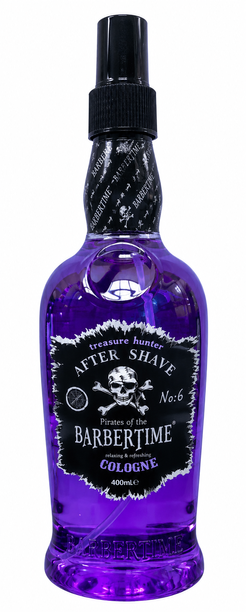 Barbertime Aftershave Cologne 400ml - No.6 Treasure Hunter
