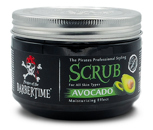 Barbertime Face Scrub / Gesichtspeeling Avocado (300ml)
