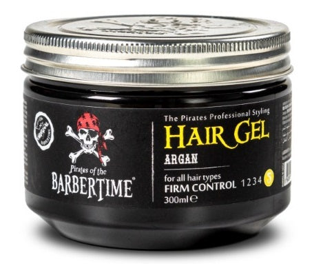 Barbertime Haargel Argan (300ml) – Glanz & starker Halt mit Pflege