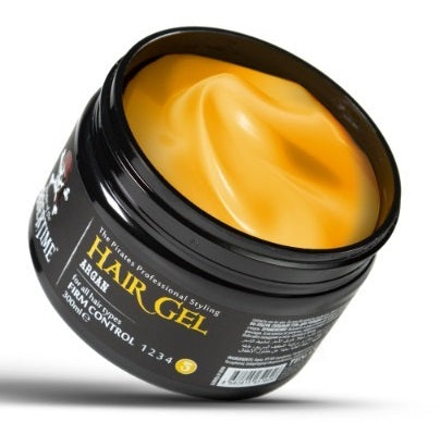 Barbertime Haargel Argan (300ml) – Glanz & starker Halt mit Pflege