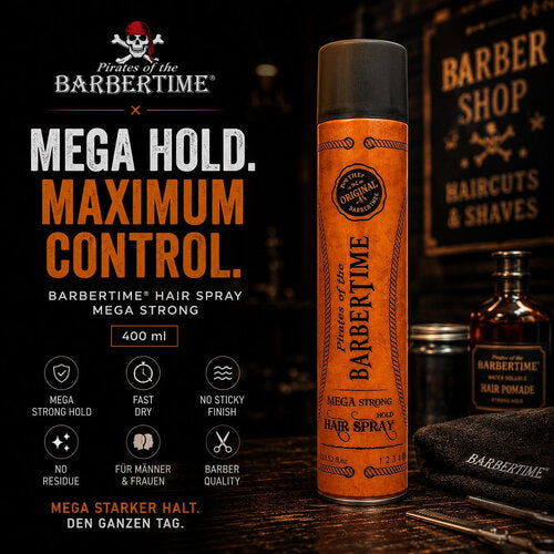 Barbertime Haarspray Mega Strong  400ml