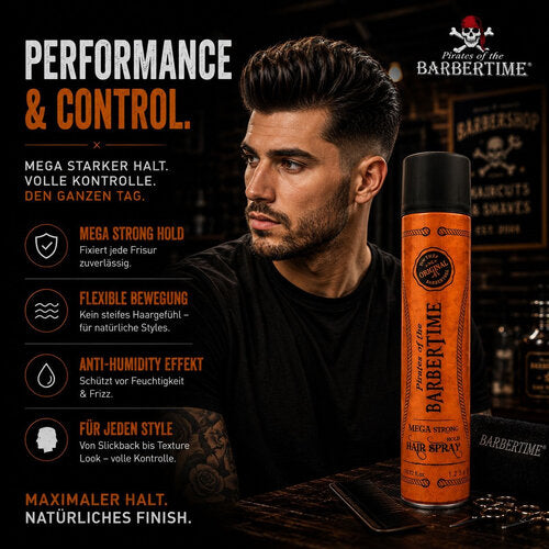 Barbertime Haarspray Mega Strong  400ml
