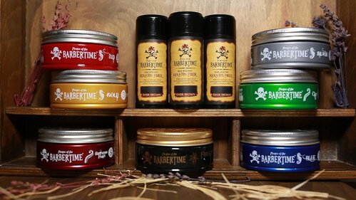 Barbertime Aqua Pomade Blue No.1 – Maximaler Halt & Bubble-Gum-Duft (150ml)