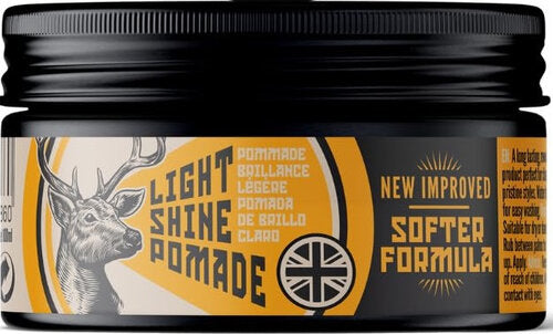 Dark Stag Light Shine Pomade (100ml) – Mittlerer Halt & Granatapfelduft