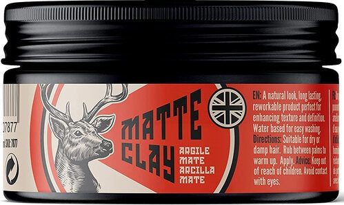 Dark Stag Matte Clay (100ml) – Fester Halt & Mattes Finish mit Kokosduft
