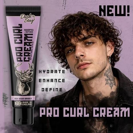 Dark Stag Pro Curl Cream (125ml) – Lockencreme für Definition & natürliche Sprungkraft