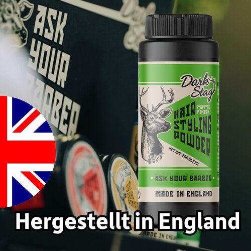 Dark Stag Volumenpuder (20g) – Sofortiges Volumen & Mattes Finish