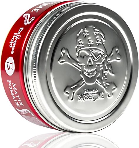 Barbertime Matte Pomade Red No.5 – Starker Halt & Vanilleduft (150ml)