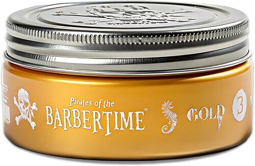 Barbertime Gold No.3 Pomade – Hoher Glanz & edler Duft (150ml)