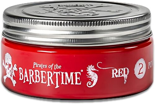 Barbertime Red No.2 Pomade – Fester Halt & Mango-Duft (150ml)