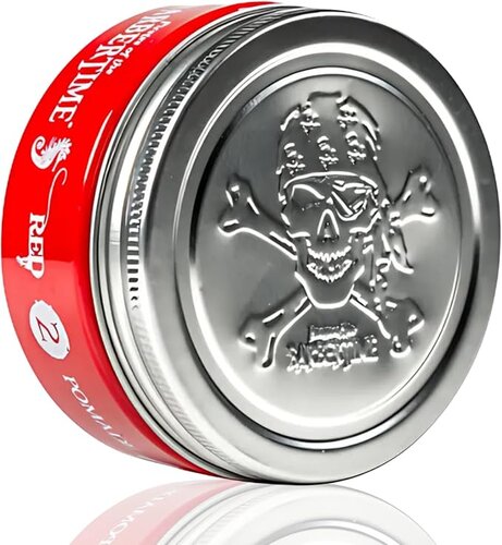 Barbertime Red No.2 Pomade – Fester Halt & Mango-Duft (150ml)