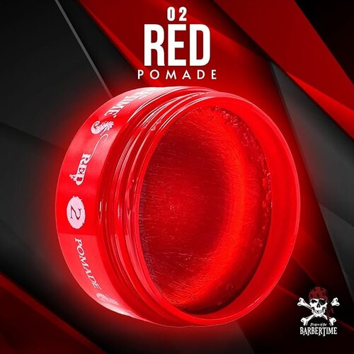 Barbertime Red No.2 Pomade – Fester Halt & Mango-Duft (150ml)