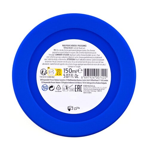 RedOne Aqua Hair Wax Blau (150ml) – Ultra Halt mit Kaugummi-Duft
