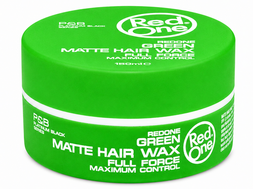 RedOne Matte Hair Wax Grün (150ml) – Ultra Halt mit Kokosduft