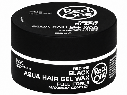 RedOne Aqua Hair Wax Schwarz (150ml) – Ultra Halt mit grünem Zitronenduft