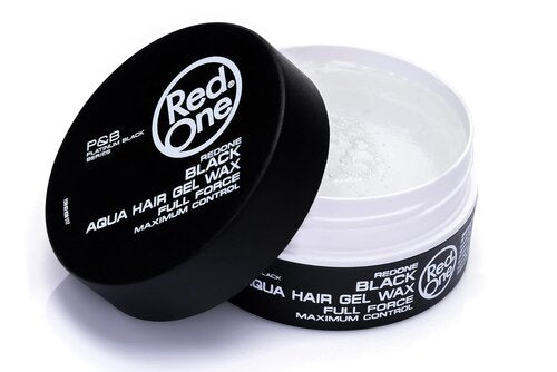 RedOne Aqua Hair Wax Schwarz (150ml) – Ultra Halt mit grünem Zitronenduft