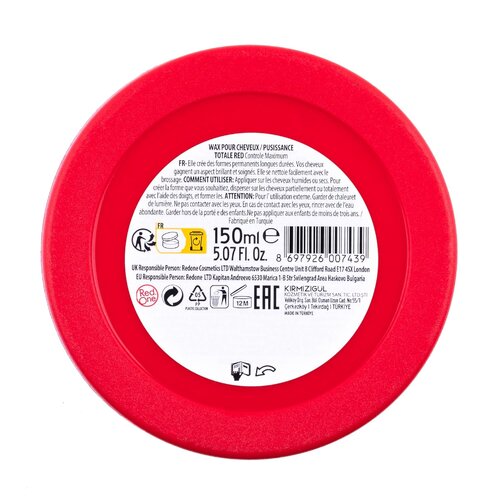 RedOne Aqua Hair Wax Rot (150ml) – Ultra Halt mit Erdbeerduft