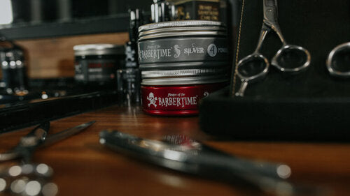 Barbertime Silver No.4 Pomade – Starker Halt & Flieder-Duft (150ml)