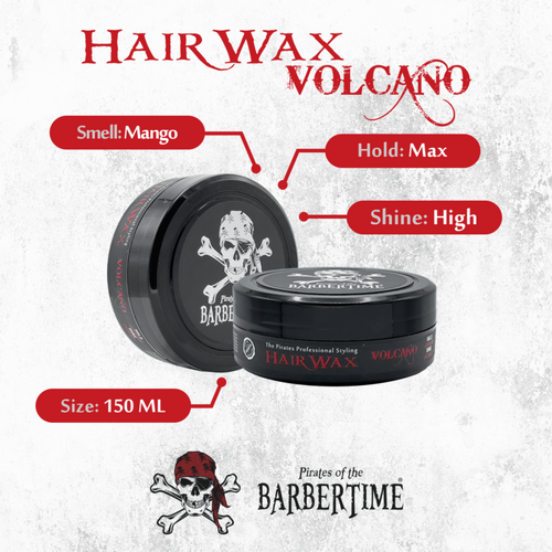 Barbertime Aqua Wax Volcano (150ml) – Ultra Strong & Mango Duft