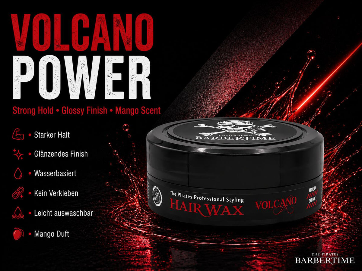 Barbertime Aqua Wax Volcano (150ml) – Ultra Strong & Mango Duft