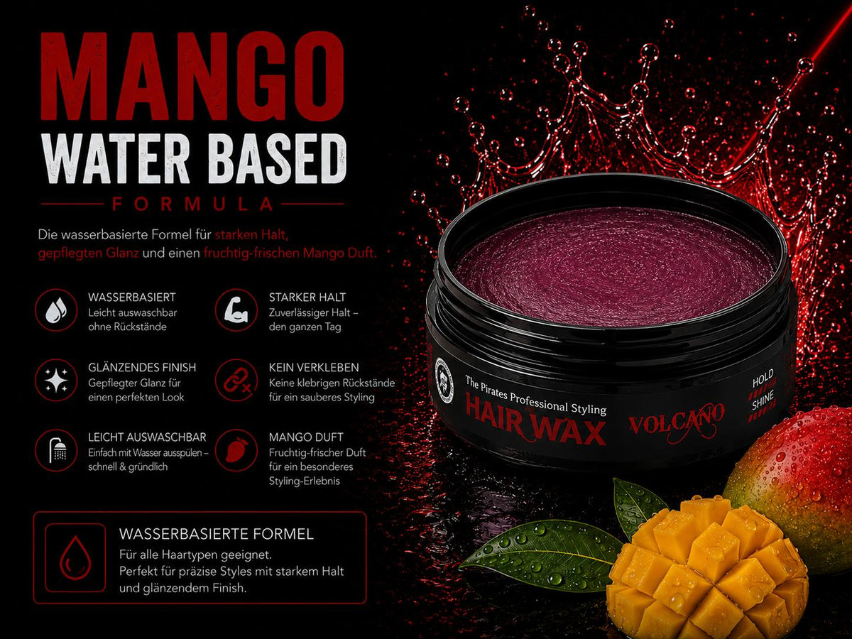 Barbertime Aqua Wax Volcano (150ml) – Ultra Strong & Mango Duft