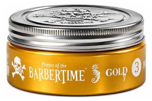 Barbertime Gold No.3 Pomade – Hoher Glanz & edler Duft (150ml)